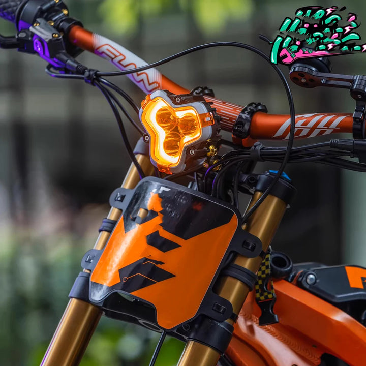 48W Ultra bee /Light bee Modified Headlight Assembly Electric dirt bike ...