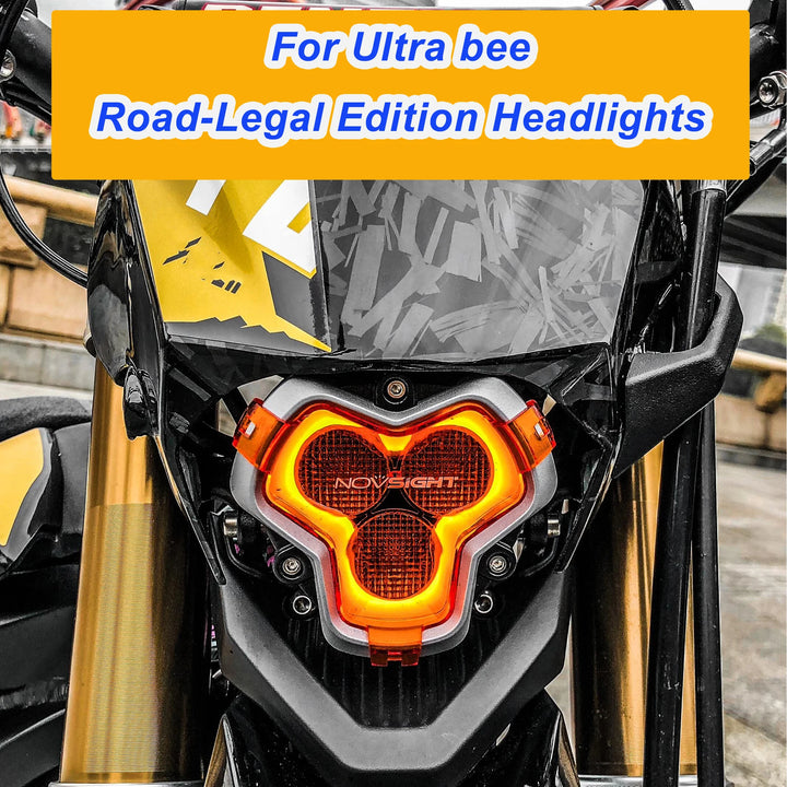 48W Ultra bee /Light bee Modified Headlight Assembly Electric dirt bike ...